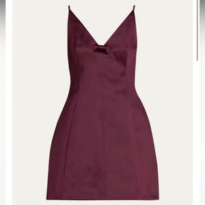 Marc Jacobs Satin Bow Mini Dress